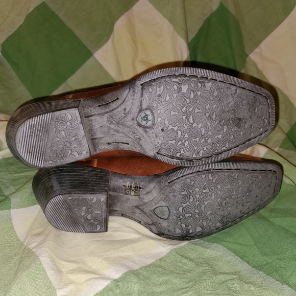 Ariat Women's Round Up Stockman Western Boots - Picture 8 of 10